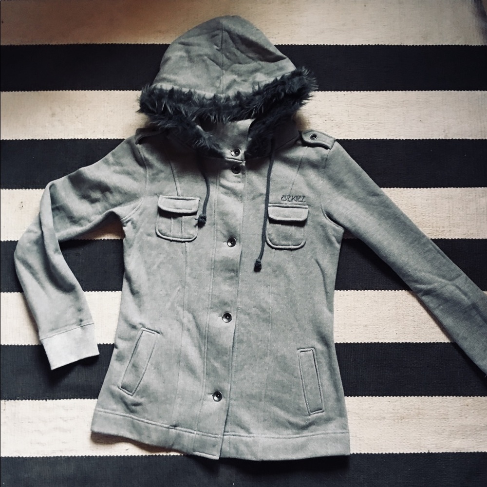 Ezekiel fur hooded Jacket